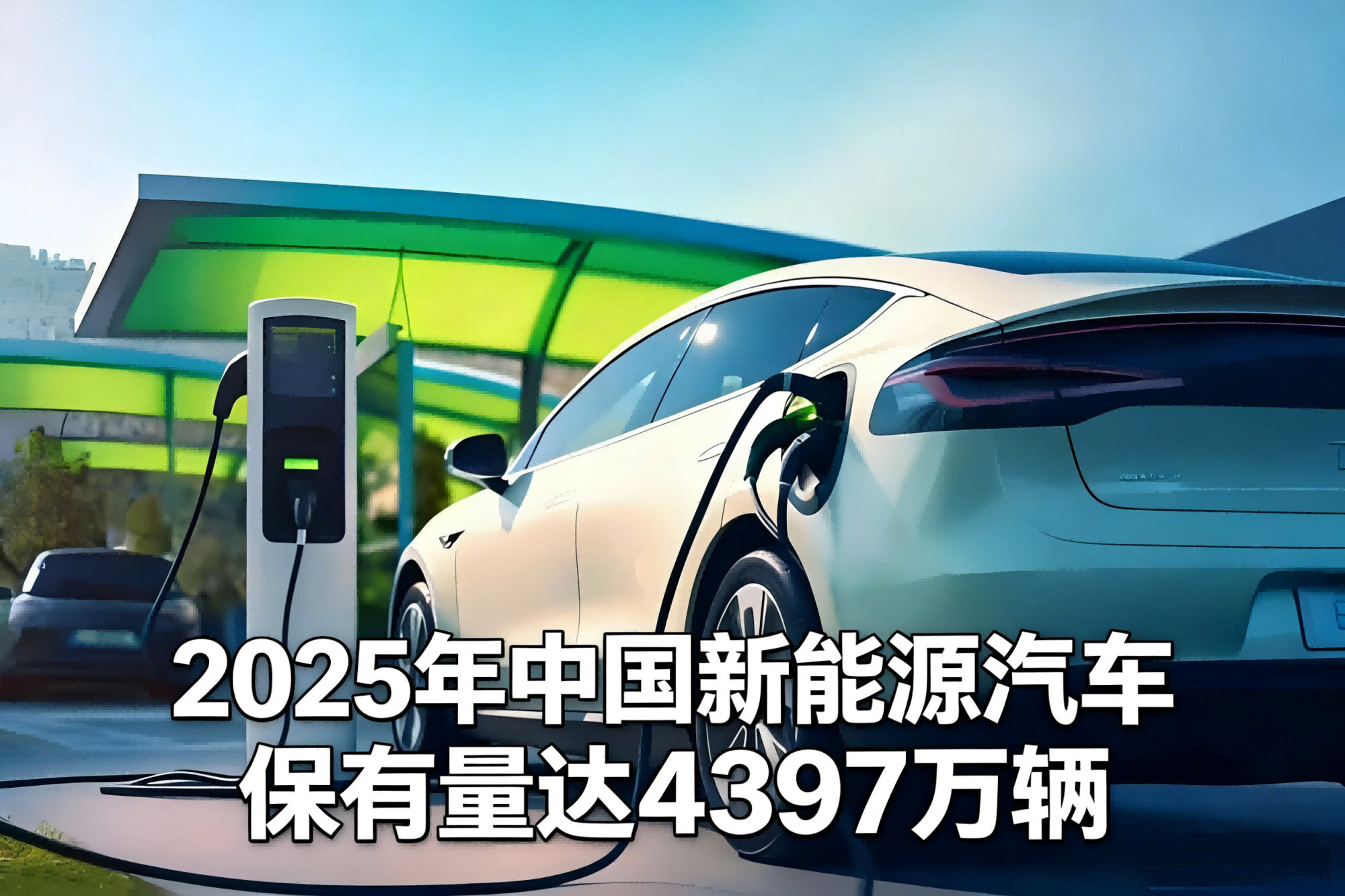 中国新能源汽车保有量达4397万辆