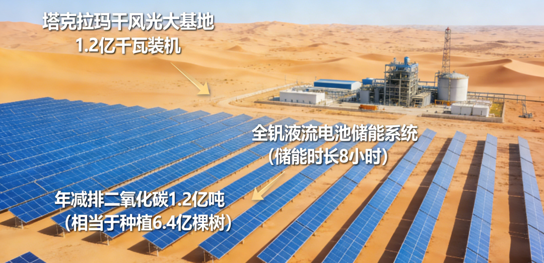 塔克拉玛干风光大基地 塔克拉玛干风光大基地